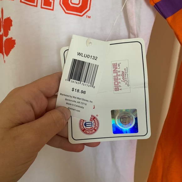 Sideline Apparel Clemson Tigers Ladies T-shirt - Picture 2 of 5